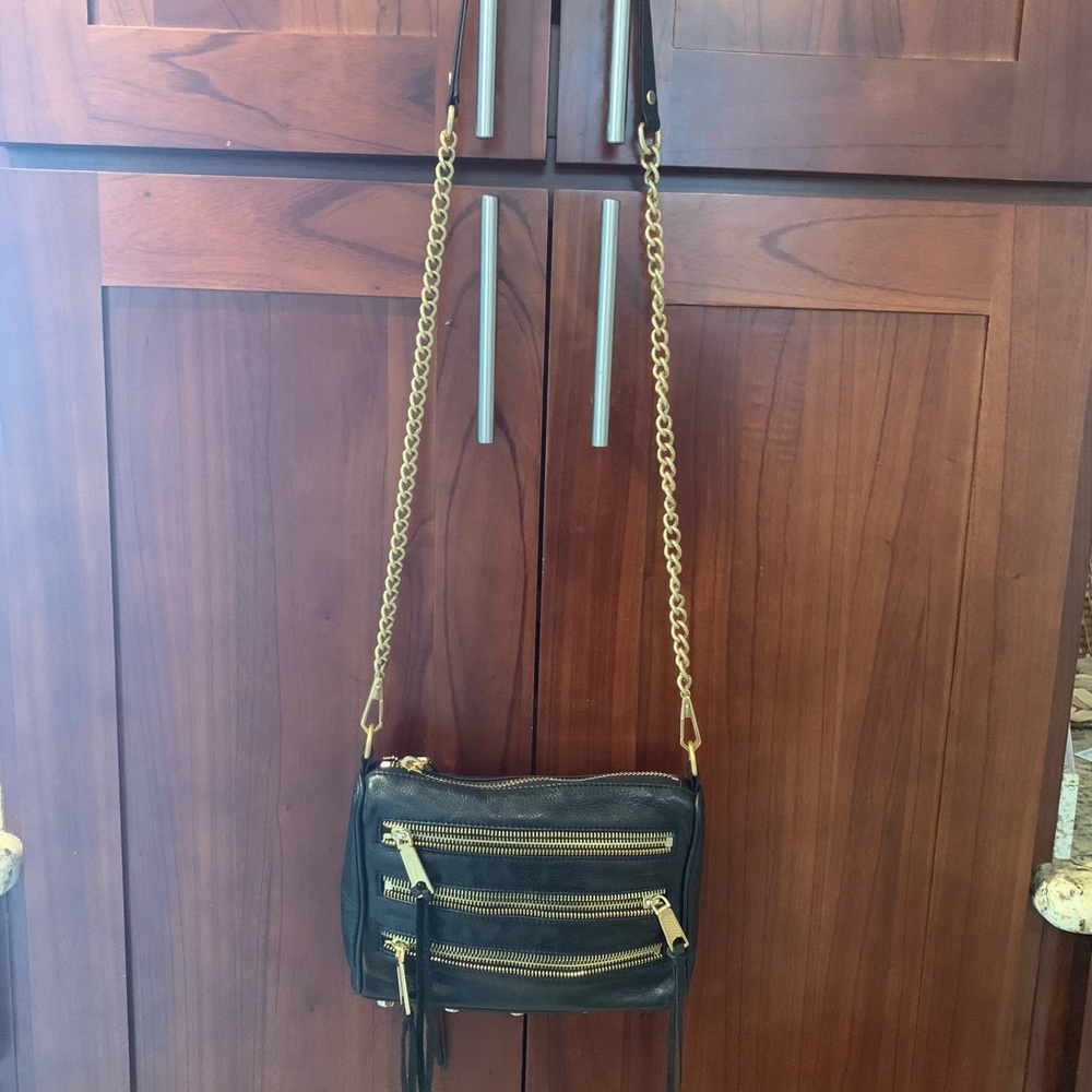 Rebecca Minkoff Mini Mac Leather Crossbody - Picture 4 of 5